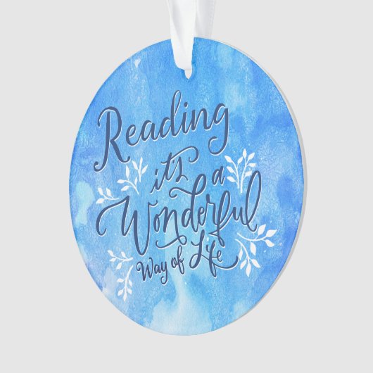 Kerstfeestdag voor lezingen ornament (voorkant)