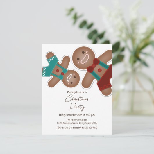 kerstfeestdag voor mannen kaart (Staand voorkant)