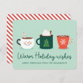 Kerstfeestdag voor Mokken Feestdagenkaart (Voorkant / Achterkant)