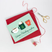 Kerstfeestdag voor Mokken Feestdagenkaart