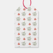  kerstfeestdag voor Ornament Kraft Paper Cadeaulabel (Achterkant)