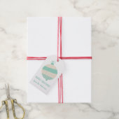 kerstfeestdag voor Ornament Kraft Paper Cadeaulabel (Met Touw)