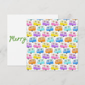 Kerstfeestdag voor snelle kerst-retroactieve RV-tr (Voorkant / Achterkant)