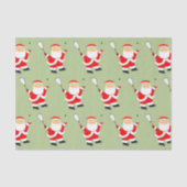 Kerstfeestdag voor Squash Player Tissuepapier (Voorkant)