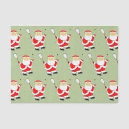 Kerstfeestdag voor Squash Player Tissuepapier