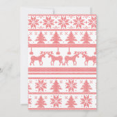 Kerstfeestdag voor warme cacao en koekjes kaart (Achterkant)