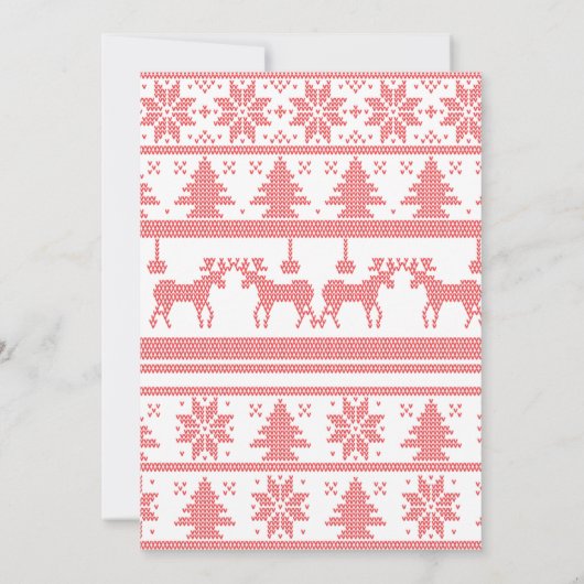 Kerstfeestdag voor warme cacao en koekjes kaart (Achterkant)