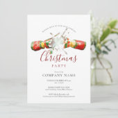 kerstfeestdag voor zakelijke feestdagen kaart (Staand voorkant)