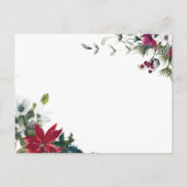 Kerstfeestdag - Vrijwillige uitnodigingskaart Briefkaart (Achterkant)