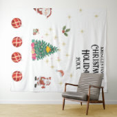 Kerstfeestdag Wandkleed (In Situ (horizontaal))