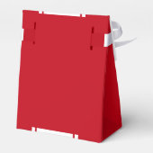 kerstfeestdag Waterverf  roodvrachtwagen Bedankdoosjes (Achterkant)