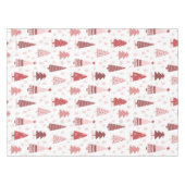 Kerstfeestdag Waterverf Roze roze rozengoudboom Tafelkleed (Voorkant (Horizontaal))