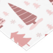 Kerstfeestdag Waterverf Roze roze rozengoudboom Tafelkleed (Gekanteld)