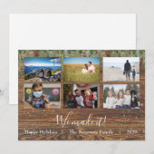 Kerstfeestdag we maakten foto 2021 feestdagenkaart (Voorkant / Achterkant)