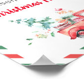 Kerstfeestdag Welkom bij de feestdag 8x10 Poster (Hoek)