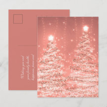 Kerstfeestdag wenst mousserende bomen Roos Gold