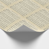 Kerstfeestdag — Wrapping papiervel muziek Cadeaupapier (Hoek)