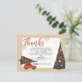 Kerstfeestdag | Zakelijke klant bedankt (Staand voorkant)