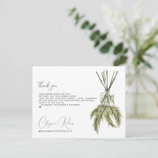 Kerstfeestdag | Zakelijke klant bedankt (Staand voorkant)