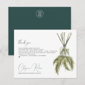 Kerstfeestdag | Zakelijke klant bedankt (Voorkant / Achterkant)