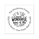 Kerstfeestdag: zelfinkend stempel (Design)