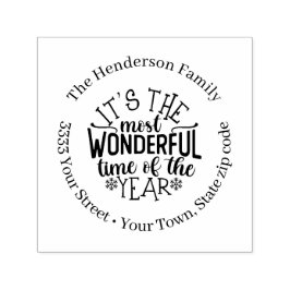 Kerstfeestdag: zelfinkend stempel