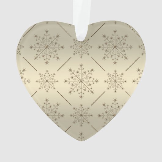 Kerstfeestdag - Zilver N Gold Glitter Ornament (achterkant)