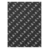 Kerstfeestdag: zwarte tonerplaat tafelkleed (Voorkant)