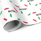 Kerstfeestdagen Aangepast Snoep Cadeaupapier (Rol Hoek)