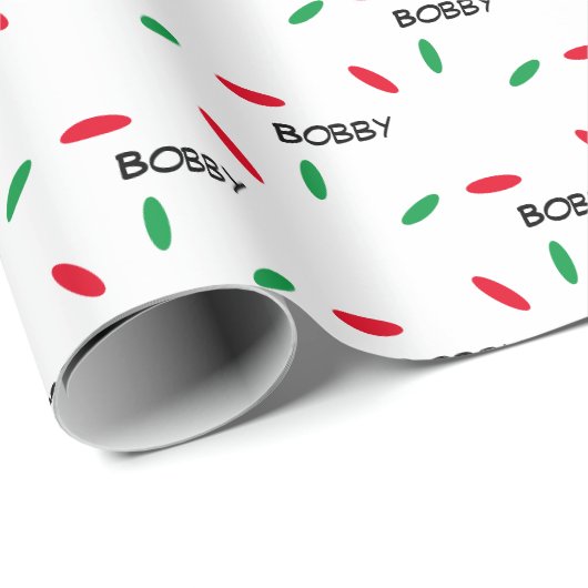 Kerstfeestdagen Aangepast Snoep Cadeaupapier (Rol Hoek)