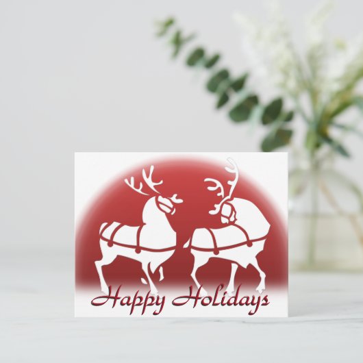 Kerstfeestdagen Aangepaste feestkaarten Kaart (Staand voorkant)