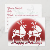 Kerstfeestdagen Aangepaste feestkaarten Kaart (Voorkant / Achterkant)