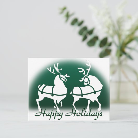 Kerstfeestdagen Aangepaste feestkaarten Kaart (Staand voorkant)