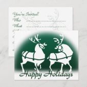 Kerstfeestdagen Aangepaste feestkaarten Kaart (Voorkant / Achterkant)