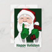 kerstfeestdagen Aangepaste Kaarten voor kerstdagen (Voorkant / Achterkant)