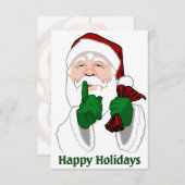 kerstfeestdagen Aangepaste Kaarten voor kerstdagen (Voorkant / Achterkant)