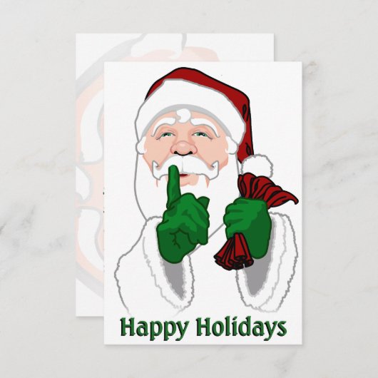 kerstfeestdagen Aangepaste Kaarten voor kerstdagen (Voorkant / Achterkant)