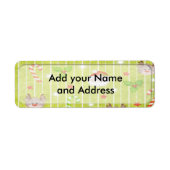 kerstfeestdagen Adresetiketten Etiket (Voorkant)