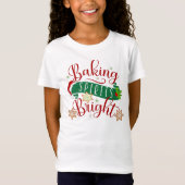 kerstfeestdagen, bakkerijspirits helder t-shirt (Voorkant)