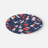 Kerstfeestdagen, Borden Papieren Bordje (Gekanteld)