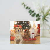 kerstfeestdagen Briefkaart (Staand voorkant)