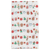 Kerstfeestdagen Cute Cookies | Gift Bag Klein Cadeauzakje (Achterkant)