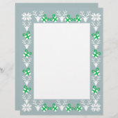 kerstfeestdagen en cadeautjes met briefhoofd (Voorkant / Achterkant)