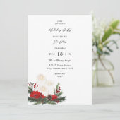 kerstfeestdagen en kerstfeestdagen kaart (Staand voorkant)