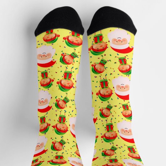 kerstfeestdagen en kerstfeestdagen met kerstmis sokken (Top)