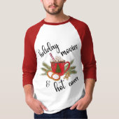 Kerstfeestdagen en warme cacao t-shirt (Voorkant)