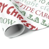 Kerstfeestdagen feestdag cadeaupapier (Rol Hoek)