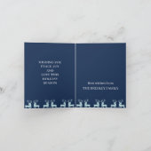 kerstfeestdagen feestdagen kaart (Binnen)