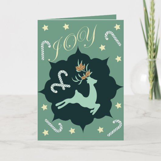 kerstfeestdagen feestdagen kaart (Voorkant)