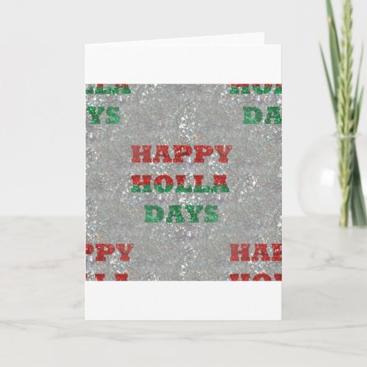 kerstfeestdagen feestdagen kaart (Voorkant)